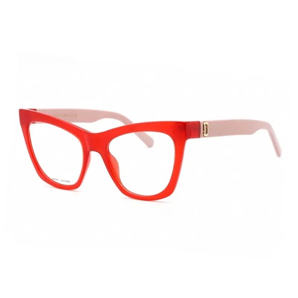 New Marc Jacobs Eyeglasses MARC 649 092Y 00 Shiny Red/Pink 53mm